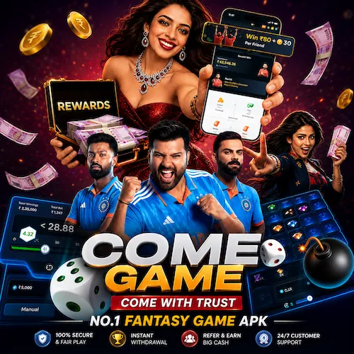 Come Game fantasy casino slots and poker app